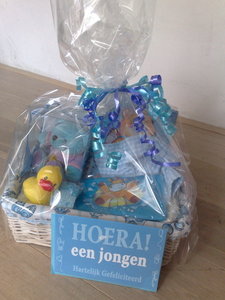 Baby, blauw, cadeaupakket, #1
